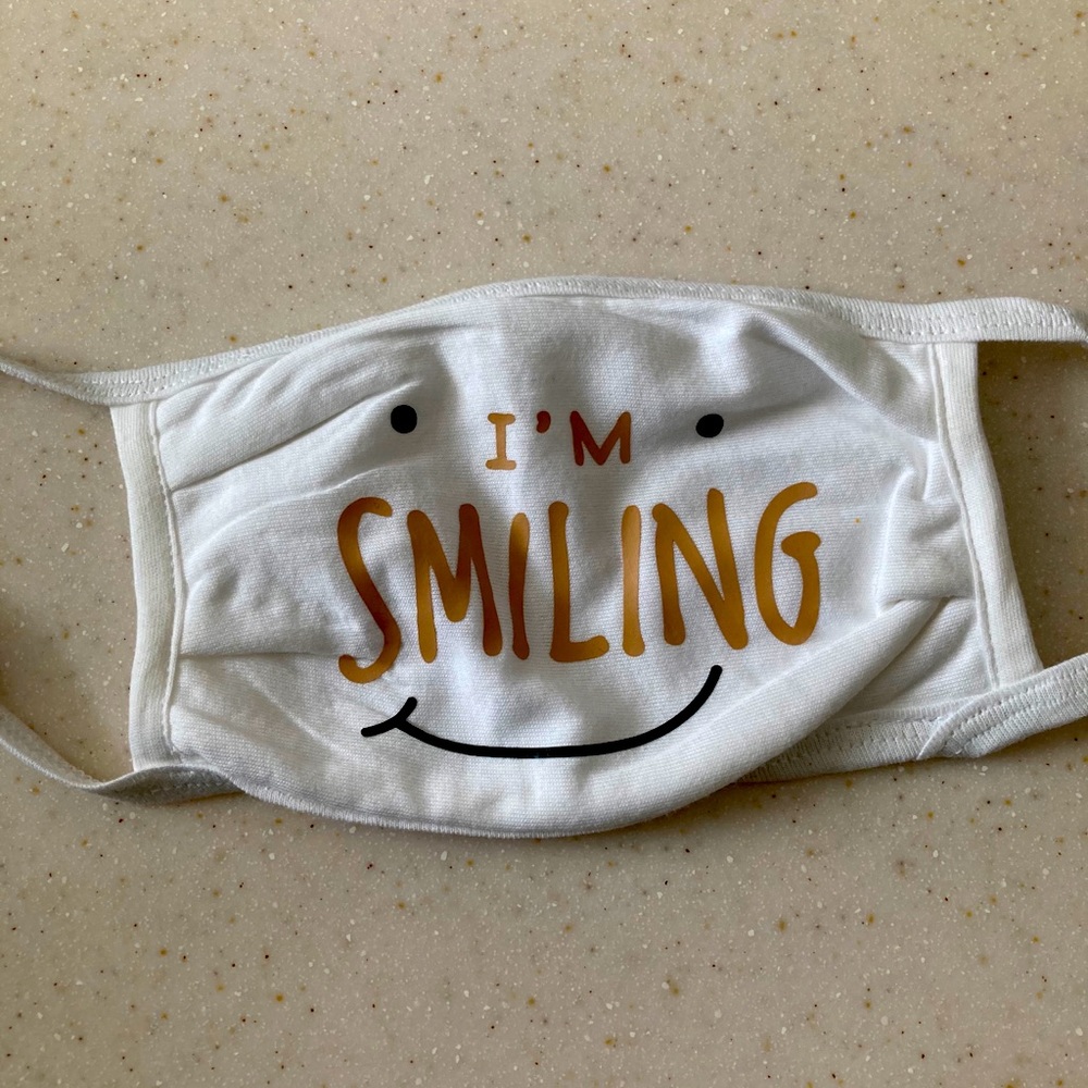 I’m smiling face mask
